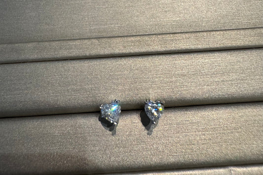 1.2ct. t.w lab diamond Solitaire Studs