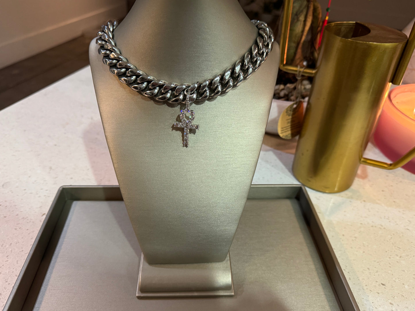 Custom 16mm Cuban link necklace