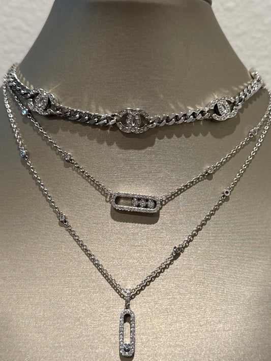 Unò Pavẽ Silver (you choose of 3)
