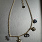 CD multi metals chain necklace/choker