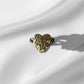 Crushed Heart gold ring